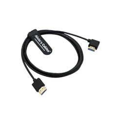 Alvin's Cables Ultra HD 8K HDMI 2.1 kabelis HDMI no labā leņķa liela ātruma HDMI priekš Atomos Ninja V monitora, Z CAM E2, Sony FS5 | FS7| A7S3 kameras 6,6 pēdas | 2 m