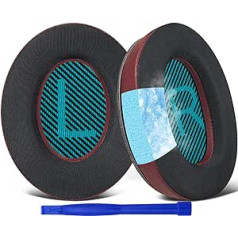 SoloWIT® Cooling Gel rezerves ausu spilventiņi Bose austiņām, rezerves spilventiņi QuietComfort 15 QC15 QC25 QC2 QC35/Ae2 Ae2i Ae2w/SoundTrue & SoundLink Around-Ear