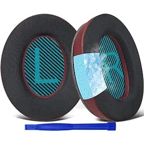 SoloWIT® Cooling Gel rezerves ausu spilventiņi Bose austiņām, rezerves spilventiņi QuietComfort 15 QC15 QC25 QC2 QC35/Ae2 Ae2i Ae2w/SoundTrue & SoundLink Around-Ear