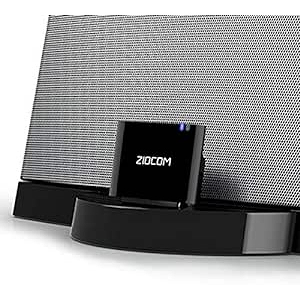 ZIOCOM Bluetooth-adapteris Bose SoundDock, drahtloser Bluetooth-Audioempfänger 30-poligen iPhone iPod Dock-Lautsprecher, Nicht für Autos vai Motorräder geeignet, schwarz