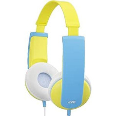 JVC HA-KD5-YE Kinder Stereo Kopfhörer ar reduzierter Lautstärke (85dB/1mW), Gelb