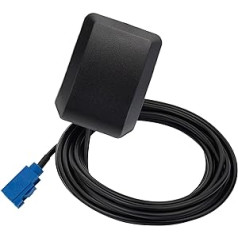 Imwell GPS antena Ūdensizturīga magnētiskā antena 3 m GPS navigācijai Fakra C Straight Car DVR GPS moduļa izsekošana Savietojams ar SUV Ford Volkswagen Audi Mercedes Benz Chrysler Dodge Ram Truck VW