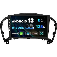 SXAUTO Android 12-6G+128G — IPS automašīnas radio, kas piemērots Nissan Juke J15 / YF15 Infiniti ESQ (2011-2019) — Wireless Carplay/Android Auto/DSP — Kamera + MIC — DAB SWC AHD Fast Boot 360-Cam — 2 DIN9 collu