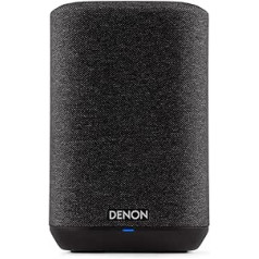 Denon Home 150 Multiroom skaļruņi — HiFi skaļrunis ar iebūvētu HEOS, Wi-Fi, Bluetooth, USB, AirPlay 2, augstas izšķirtspējas audio, ar Alexa savietojams mājas 150 melns