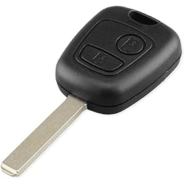 Kelay Peugeot atslēgas piekariņa vāciņa nomaiņa 2 pogas Peugeot 107 207 307 407 206 306 406 806 Citroen C1 C2 C3 C4 C5, Peugeot Keyring, Citroen Key Fob - ar Blaze F de