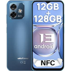 Ulefone Note 16 Pro Android 13 Handy, 12GB+128GB/SD-256GB, 6,52