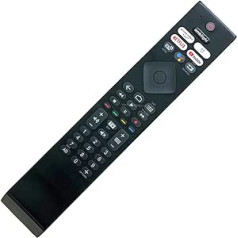 121AV Genuine Voice TV Remote Control Compatible with Philips 43PUS8506/12 50PUS8506/12 58PUS8506/12 65PUS8506/12 70PUS8506/12 75PUS8506/12 Smart Android UHD/LCD/LED