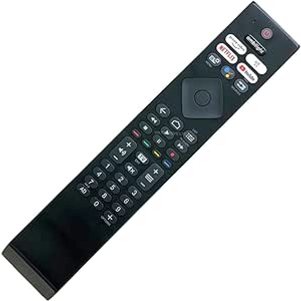 121AV Genuine Voice TV tālvadības pults, kas ir saderīga ar Philips 43PUS8506/12 50PUS8506/12 58PUS8506/12 65PUS8506/12 70PUS8506/12 75PUS8506/12 SmartLEHD/LCD Android UD