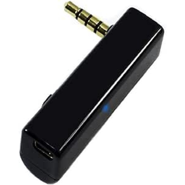 KOKKIA iRECEIVER: iAdapter aptX Bluetooth Empfänger, ULTIMATIVE UNIVERSAL 3.5mm schlanke aptX uzlabota datu pārraides ātruma Bluetooth Stereo Empfänger. Funktioniert ar Bluetooth stereo iPod/iPhone/iPad, Android/Windows/Samsung viedtālruņiem/planše