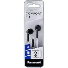 Panasonic In-Ear-Kopfhörer ar Kabel un und Mikrofon Schwarz