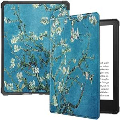 NUPO Hülle für Kindle Paperwhite (11. Generation — 2021) 6,8 Zoll, PU Lederhülle Cover Mīksts TPU Rückseite Abdeckung Schutzhülle Tasche Auto Sleep/Wake für Amazon Kindle Paperwhite 2021, color07