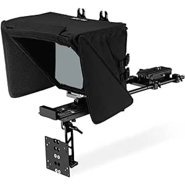 PROAIM TP-ULTM-01 Ultra Modular Teleprompter 12 collu LCD monitoriem/cilnēm. Ar salokāmu kapuci un 75 mm VESA stiprinājumu