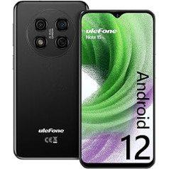 Ulefone Note 15 mobilais tālrunis lēts 5 GB + 32 GB/64 GB paplašināms Android 12 viedtālrunis bez līguma 6,22 collu HD+ 4000 mAh 8 MP kamera 3G divu SIM kartu Simlock bezmaksas mobilie tālruņi, lēti 3 karšu sloti, sejas ID