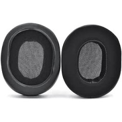 Yaowanguan Ear Pads dzesēšanas gēla spilvens priekš SteelSeries Arctis Prime/Arctis 3/Arctis 5/Arctis 7/Arctis 9/Arctis 9X/Arctis 1/Arctis Pro spēļu austiņas, melni nomaināmi ausu kausiņi