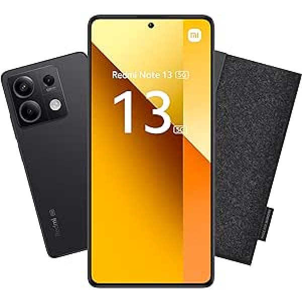 Xiaomi Redmi Note 13 5G 16,9 cm (6,67 collas) Double SIM C tipa USB 8 Go 256 Go 5000 mAh melns