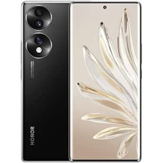 HONOR 70 viedtālrunis 5G 8GB 256GB OLED displejs 6,67 collu (120Hz) trīskāršā aizmugurējā kamera 54MP akumulators 4800mAh 66W uzlāde Snapdragon 778G Plus Android 12 Dual SIM NFC melns