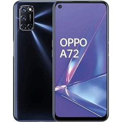 oppo A72 viedtālrunis 128 GB, 4 GB RAM, Dual SIM, Twilight Black