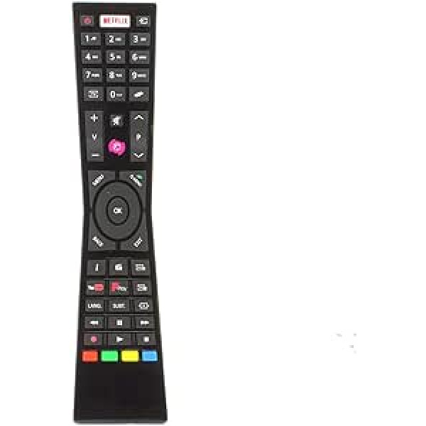 Replacement Remote Control Compatible with JVC LT-43C775 43 Inch Smart LED TV with Built-in DVD Player