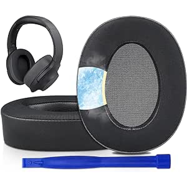 SOULWIT dzesēšanas želejas nomaiņas ausu spilventiņi, kas saderīgi ar Sony WH-H900N (H.Ear on 2 Wireless) un MDR 100ABN (H.Ear on Wireless) trokšņus slāpējošām ausīm.