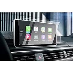 CDEFG A4 B9 A5 Q5 Automašīnas navigācijas stikla ekrāna aizsargs 9H skrāpējumiem izturīgs pret pirkstu nospiedumiem GPS caurspīdīgs ekrāna aizsargs (8,3 collas)