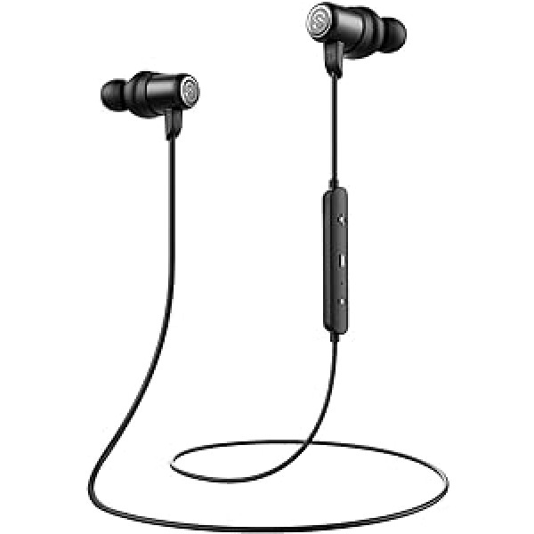 SoundPEATS Value Magnetic Kabellos Bluetooth 5.0 Kopfhörer Sporthelme ar Mikrofona IPX5 Hi-Fi Freisprech-Sound 7 stundu laikā