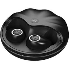 SoundMAGIC TWS50 G2 True Wireless Earbuds Bluetooth austiņas ausīs HiFi stereo austiņas IPX6 ūdensizturīgas skārienvadības austiņas ar pārnēsājamu uzlādes korpusu, melns