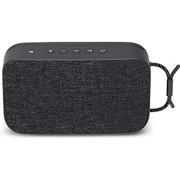 TechniSat BLUSPEAKER TWS XL — pārnēsājams Bluetooth-Lautsprecher (mit True Wireless Stereo, Freisprecheinrichtung, Bluetooth, 2 x 15 W Stereo-lautsprecher, Akku, AUX-in), Schwarz