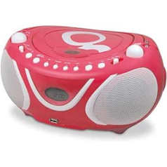 Metronic Gulli Radio Portable CD MP3 Player for Kids with USB Port