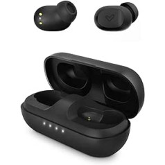 Energy Sistem Earphones True Wireless Urban 3 Space sporta austiņas (True Wireless, kompakts dizains, uzlādes futrālis ar bezvadu uzlādi, balss palīgs, skārienvadība), melnas