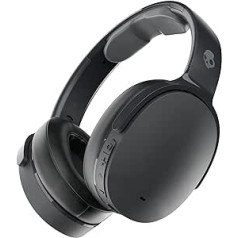 Skullcandy Hesh ANC Over-Ear Wireless-Kopfhörer mit Noise Cancelling, 22 Std. Akkulaufzeit, Mikro, saderīgs ar iPhone, Android un Bluetooth-Geräten — Schwarz