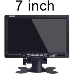 Kalakass 7 collu TFT LCD digitālais automašīnas skata monitors kā automašīnas atpakaļskata kamera, augstas izšķirtspējas attēli un pilnkrāsu LCD displejs automašīnas DVD, VCD un citām video ierīcēm