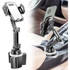 Car Cup Holder Phone Mount, CTYBB Cup Holder Cradle Car Mount with Adjustable Neck for Cell Phones iPhone 12 Pro Max /11 Pro/XR/XS/8/7 Plus/6s, Samsung S10 Plus/S9/Note9, Huawei etc.