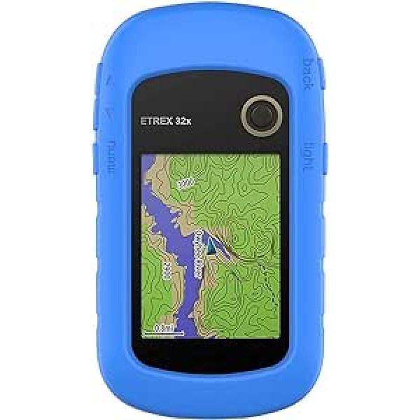 Shieranlee aizsargvāciņš saderīgs ar Garmin eTrex 22x, eTrex 32X, 309X, eTrex 209X, eTrex 201X futrālis — silikona GPS velosipēda navigācijas vāciņa futrālis