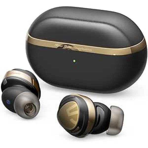 SoundPEATS Opera05 Bluetooth 5.3 trokšņu slāpēšanas austiņas, ieliekamās austiņas ar augstas izšķirtspējas audio un LDAC kodeku, iebūvēts mikrofons skaidriem zvaniem, 33 stundu atskaņošanas laiks, C tipa ātrā uzlāde