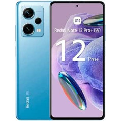 Xiaomi Redmi Note 12 Pro + 5G viedtālrunis 8GB/256GB 6,67 collu displejs 5000mAh 120W ātrā uzlāde (debeszils)