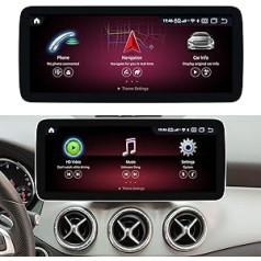 12,3 collu Android ekrāna displejs CarPlay automašīnas radio priekš Mercedes Benz A CLA GLA NTG5