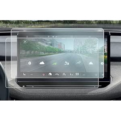 CDEFG Skoda Enyaq IV 2021 2022 SUV navigācijas ekrāna aizsargs 4H pret skrāpējumiem izturīgs pret pirkstu nospiedumiem 13 collu GPS caurspīdīgs ekrāna aizsargs automašīnas salona aksesuāri [2 gab.]