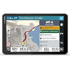 Garmin Camper 890 MT-D EU — navigācijas ierīce ar maršrutēšanu dzīvojamajām mājām un treileriem, 8 collu (20,3 cm) HD displejs, 3D Eiropas kartes, satiksmes informācija, izmantojot DAB+, kempinga datu bāze (atjaunota)