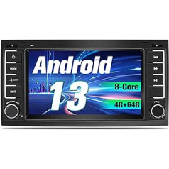 Ponskoy Car Radio Android radio priekš VW Volkswagen Touareg T5, 7 ekrāna jauninājums Android 13 Carplay stereo sistēma 4GB 64GB automašīnas Android radio Dash Kit