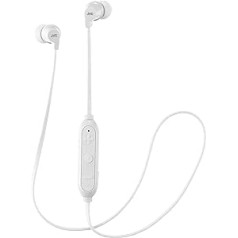 JVC Powerful Sound Wireless In-Ear Sports Clip austiņas — baltas