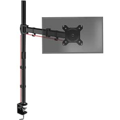 Duronic DMT251X3 Monitor Arm | Monitor Mount Screens up to 27 Inches | LCD LED Display Stand up to 8 kg | Height Adjustable | Tilts -90° to +85° | Rotatable 360° | Monitor Mount Arm VESA