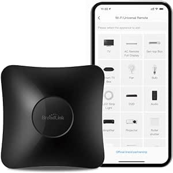 BroadLink — RM4 Pro, IR un HF universālā tālvadības pults, viss vienā centrmezgls, koda apguves funkcija, Wi-Fi, viedām mājām un izklaidei (TV, STB, gaisa kondicionētājs, aizkaru motors) ir savietojams ar