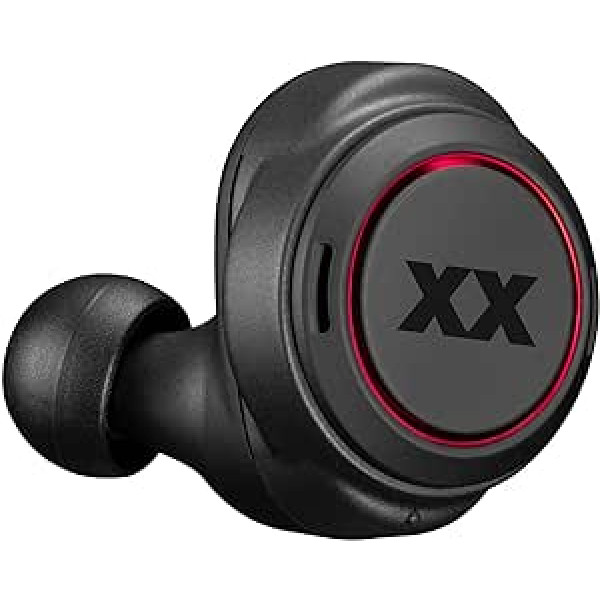 JVC True HA-XC90T XX sērijas bezvadu austiņas, Bast Boost, skārienvadība, Bluetooth, autonomija 45h, ātra uzlāde, ūdensizturīgs, sviedri un putekļi, IP55, melns