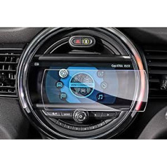 GAFAT savietojams ar Mini Cooper S F55 F56 F60 2015-2021 8,8 collu navigācijas ekrāna aizsargu, Cooper rūdīta stikla ekrāna aizsargu 8,8 collu F54 F57 GPS, 9H pret skrāpējumiem [nav paredzēts 2022. gadam]