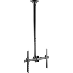 HALTERUNGSPROFI Extra Long Ceiling Mount Tiltable 360 Degree Rotatable for 40 42 46 47 50 55 60 63 65 70 Inch TV VESA up to 600 x 400 Ideal for LCD LED TV 4K UHD DH6002L