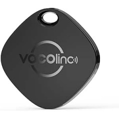 VOCOlinc Key Finder Key Finder, Item Locator Compatible with Where Is App (iOS Only), Smart Tag Bluetooth Tracker for Keys, Wallets, Bags, Suitcases More, Replaceable Battery, Waterproof