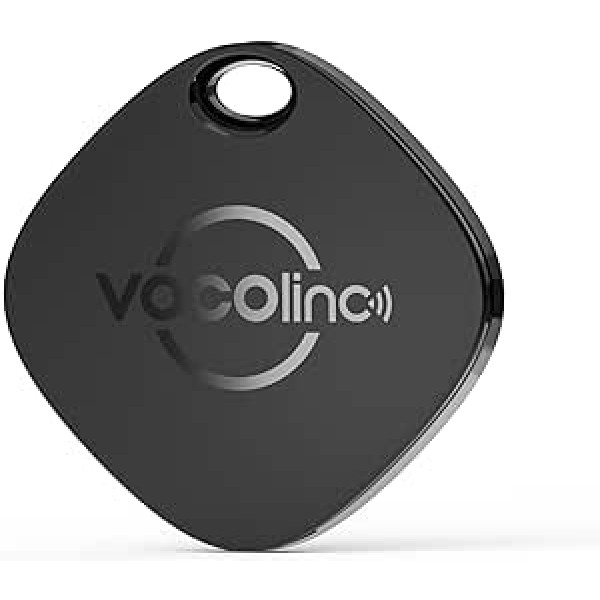 VOCOlinc atslēgu meklētāja atslēgu meklētājs, vienumu meklētājs, kas ir savietojams ar vietni kur atrodas lietotne (tikai iOS), Smart Tag Bluetooth izsekotājs atslēgām, makiem, somām, koferiem vairāk, maināms akumulators, ūdensnecaurlaidīg