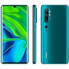 Xiaomi Mi Note 10 Smartphone 128 GB, 6 GB RAM, Dual SIM, Aurora Green