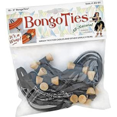 Bongo Ties Black 10 gab