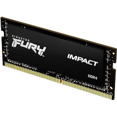 Kingston FURY Impact 16GB 2666MHz DDR4 CL16 klēpjdatora atmiņa, viens modulis KF426S16IB/16